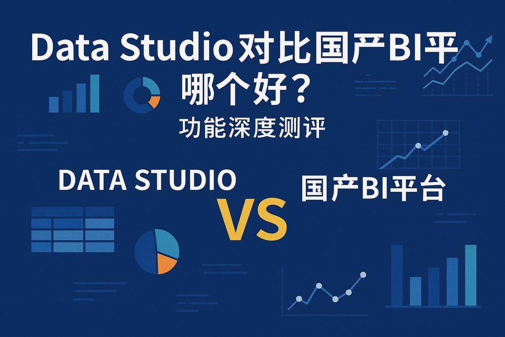 Data Studio对比国产BI平台哪个好？功能深度测评
